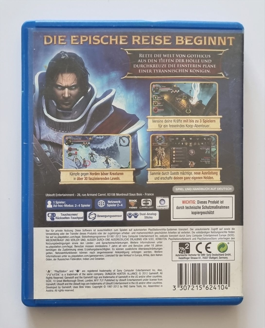 Sony Giochi: PS VITA Dungeon Hunter Alliance – Usato da Oberbipp venduto da ret_6hxb 1