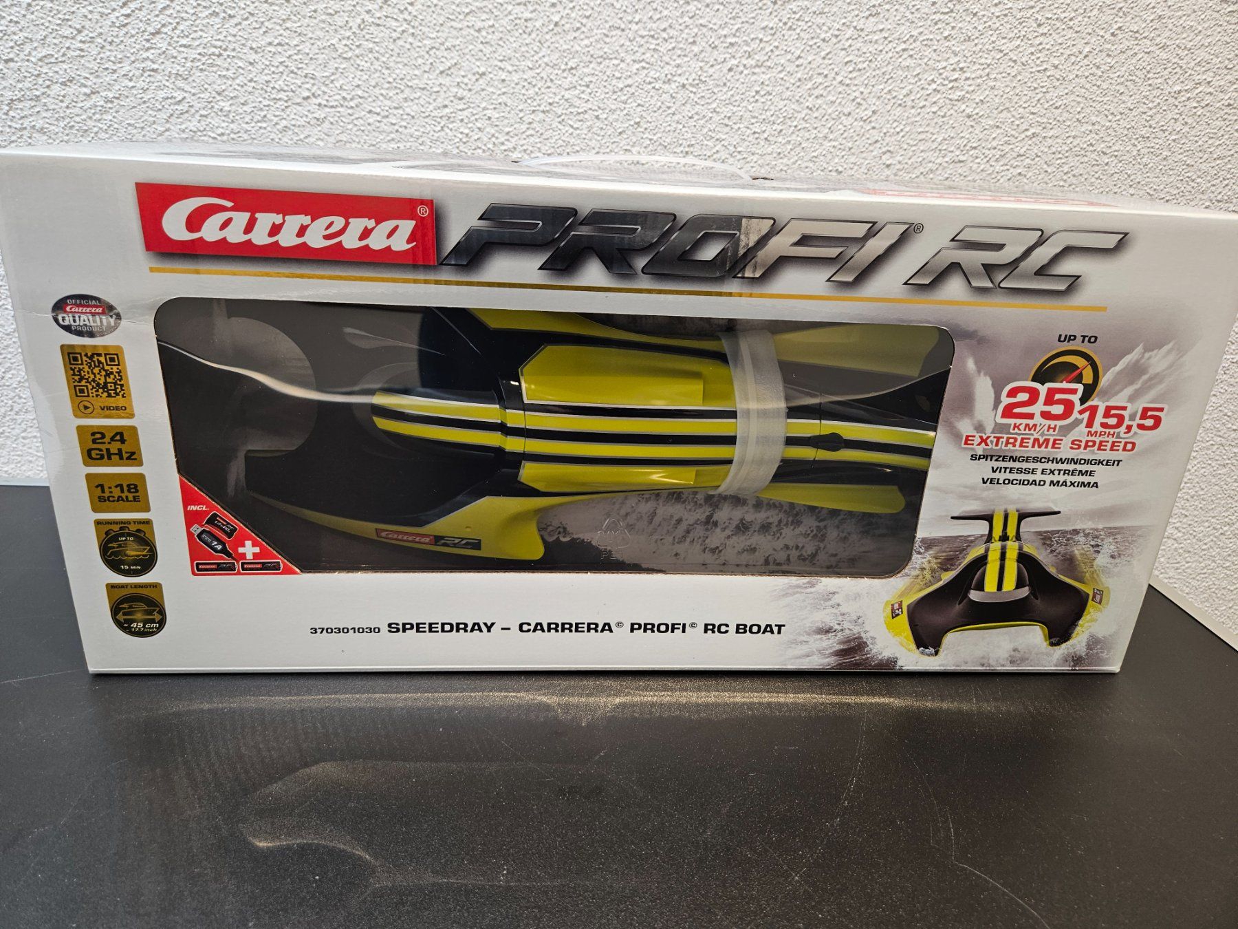 Carrera Modellismo RC: Neu - Carrera - Speedray Profi RC Boat – Nuovo e nell'imballaggio originale da Dagmersellen venduto da Jarsetz_Restposten