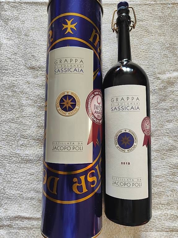 Altro: 1 Leere Flasche Grappa Sassicaia – Usato da chur venduto da Hmars