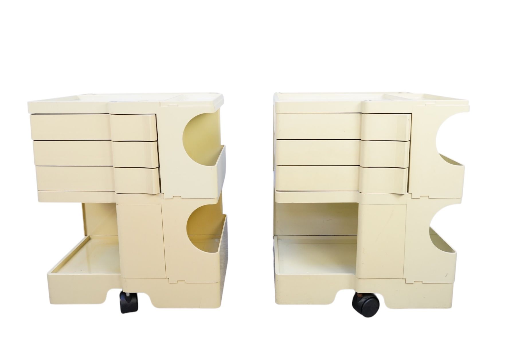 Korpus: Chariot de service de Joe Colombo Boy, Bieffeplast – Gebraucht aus Bulle von ABELiAM 1