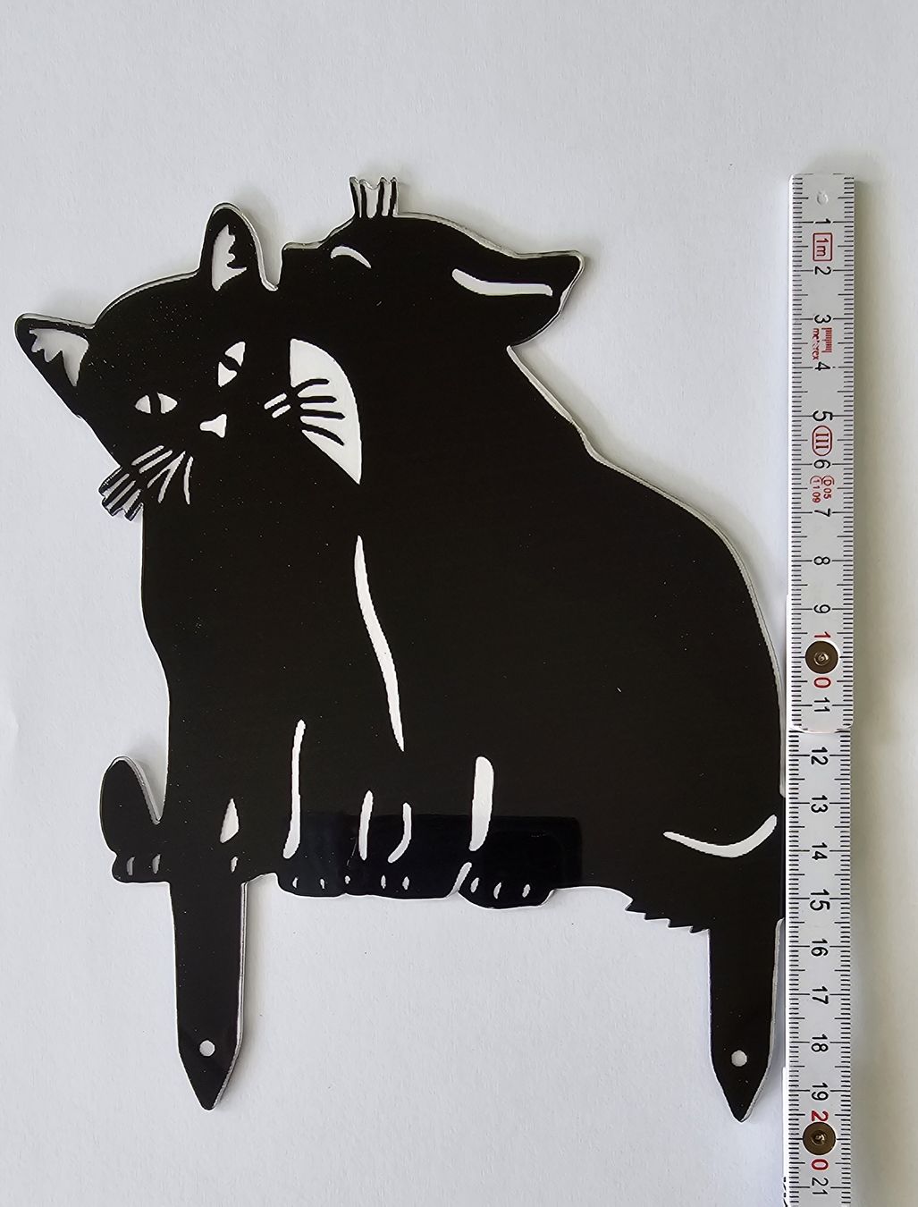 Tutte le decorazioni: Gartenstecker Katzenpaar, Acryl, neu – Nuovo (secondo la descrizione) da Grosshöchstetten venduto da Chaotik-Reptil 2