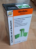 Kunststoffkaraffe mit 4 Bechern 
