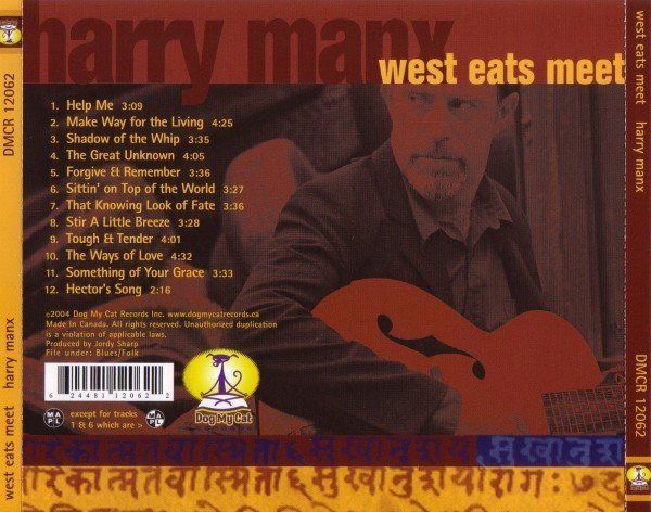 CDs: Harry Manx WEST EATS MEET  Harmonica Blues Indian Classic CD – D'occasion à Kandergrund par Sososo 1