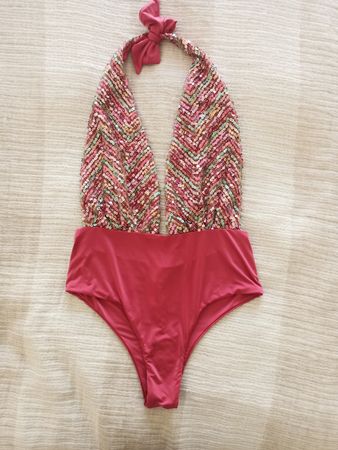“Monokini  Yamamay une pièce à sequins, dos nu, Taille L