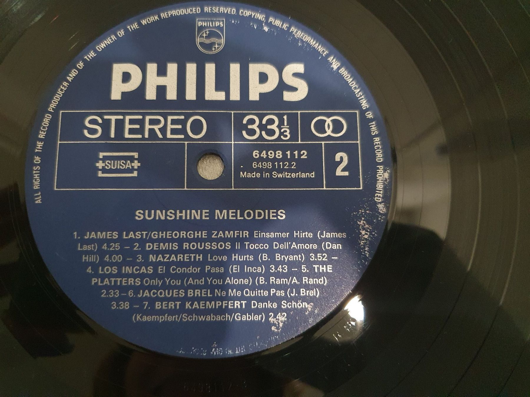 Schallplatten: Sunshine Melodies – Gebraucht aus Uster von Vinyl-Leidenschaft 6