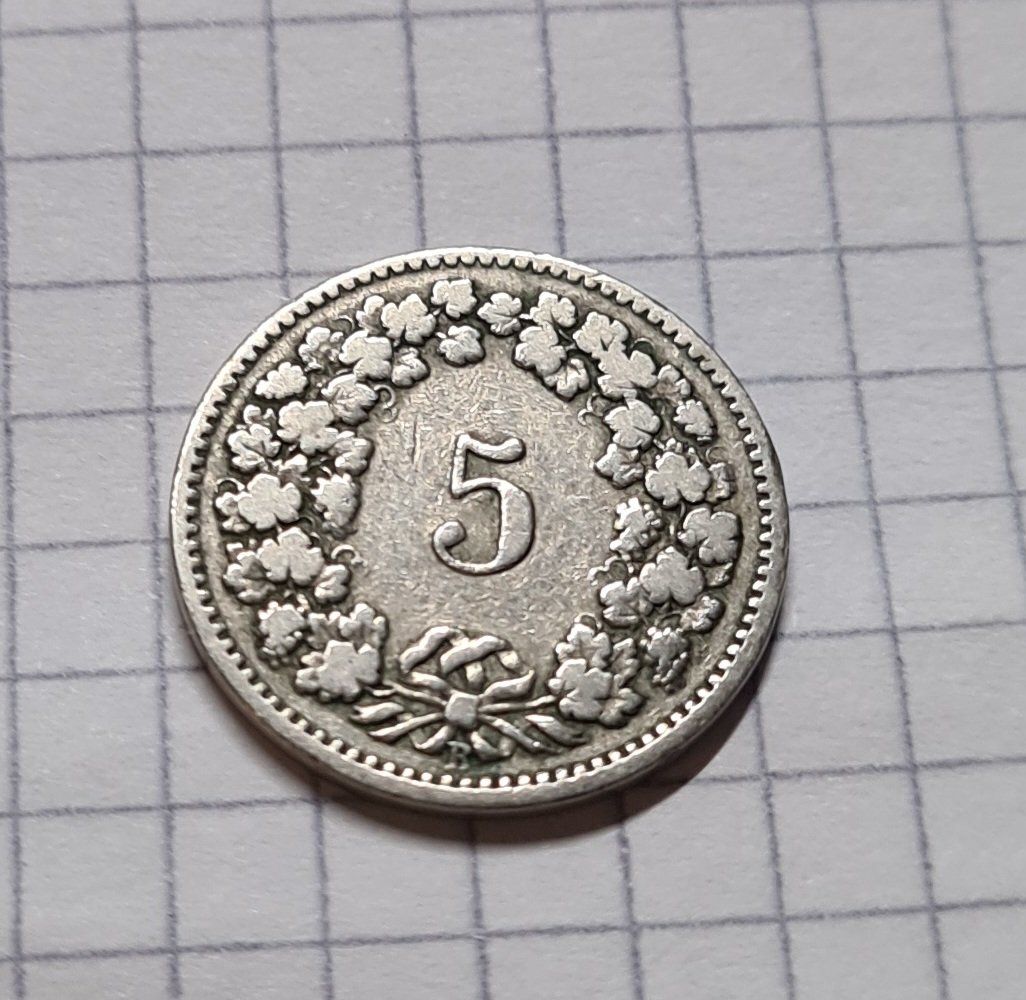 Tutti le monete: 5 Rappen 1898 – Usato da Contra venduto da Lylou0 1