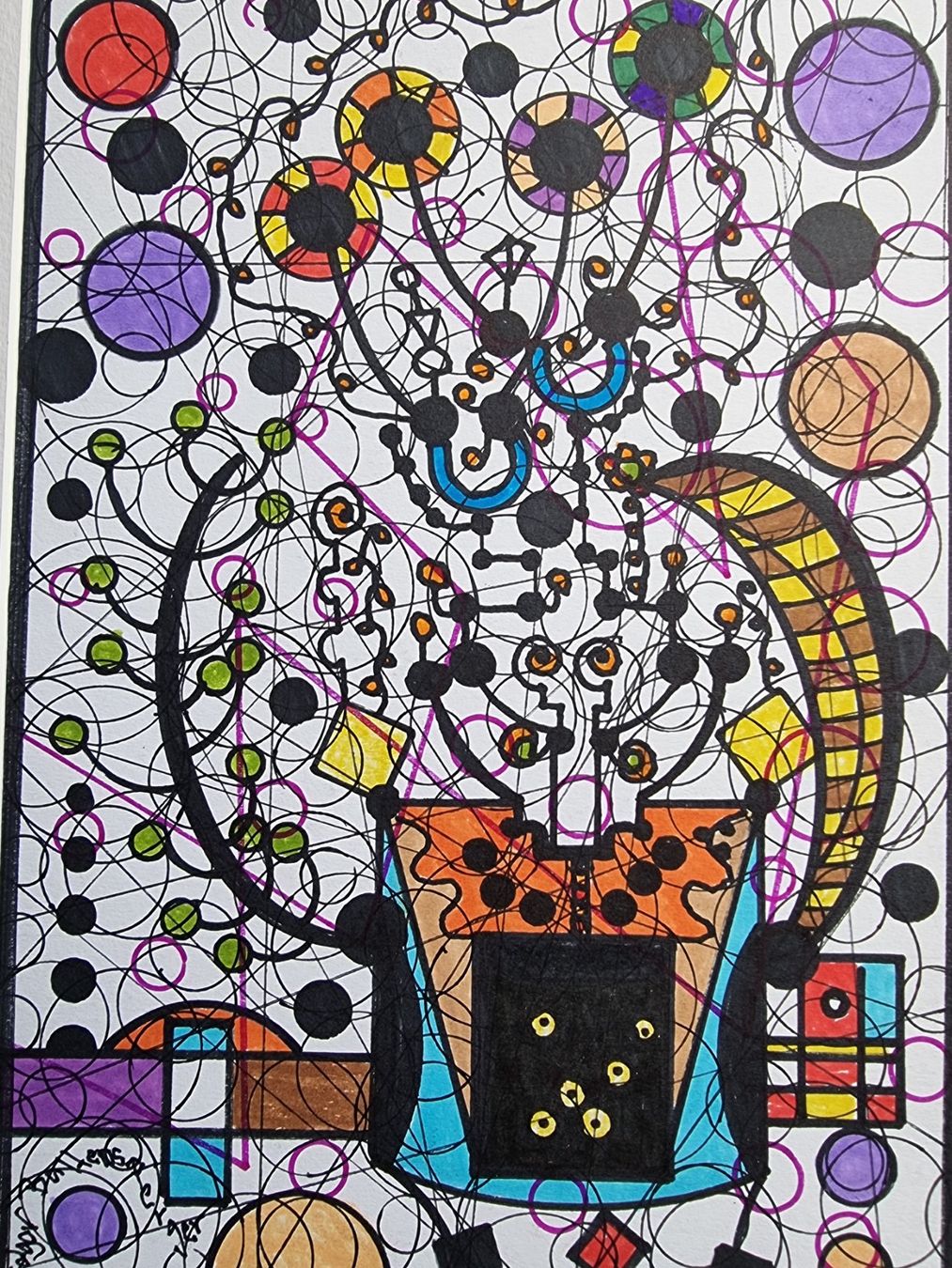 Dipinti: EDGAR BALTENSPERGER ORIGINAL ACRYL MISCHTECHNIK SIGNIERT – Usato da Gersau venduto da kunst-online 3