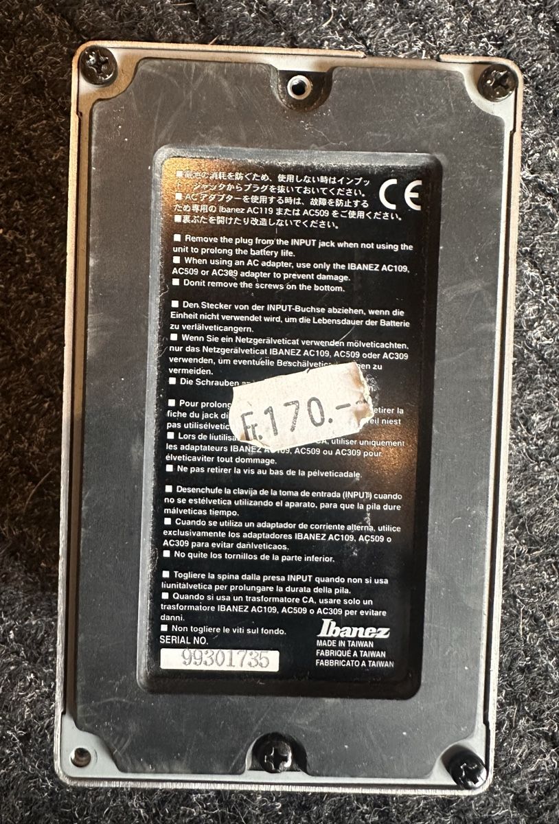 Ibanez Strumenti musicali: Ibanez PH7 Phaser – Usato da Vevey venduto da Dborg 1