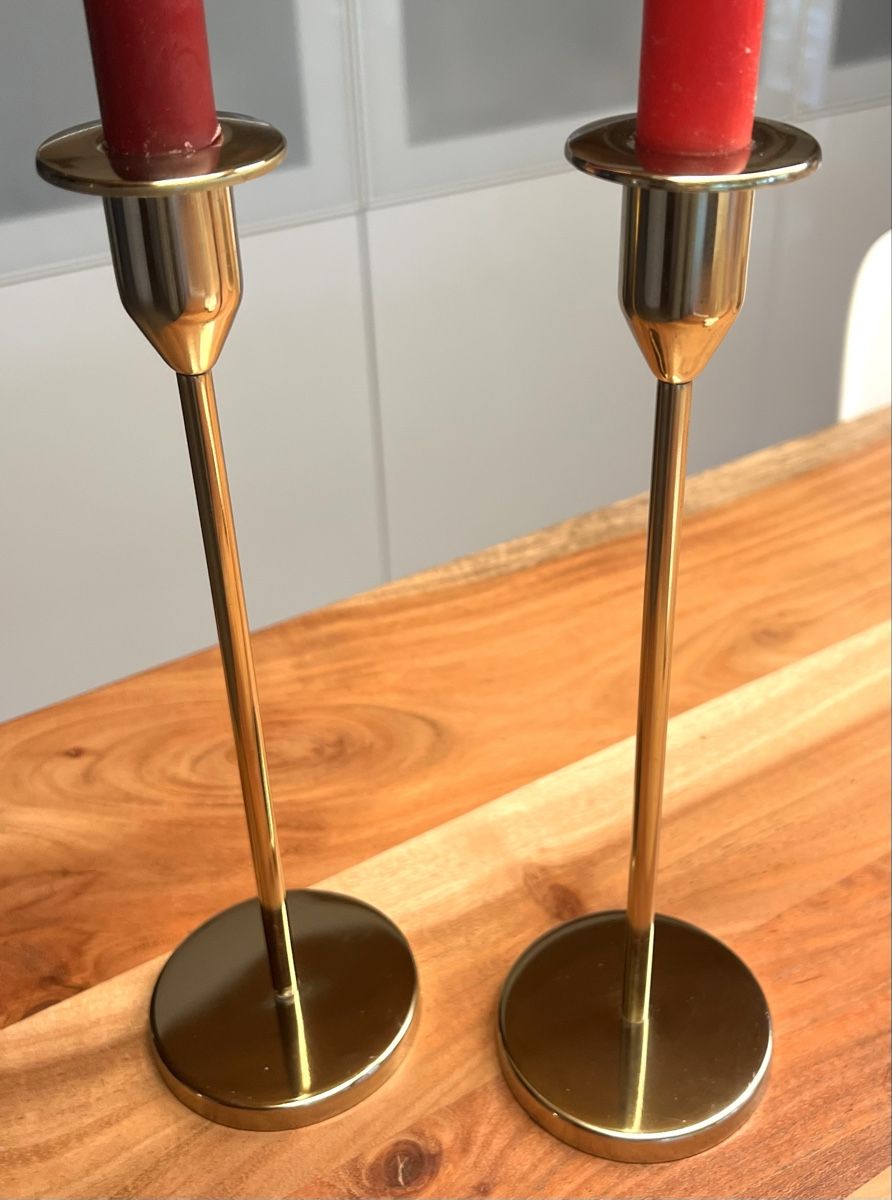 Bougeoirs: 2 goldige Kerzenständer – Neuf (Voir description) à Dietikon par ami_ri28