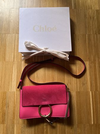 Chloé Faye Handtasche Umhängetasche Pink