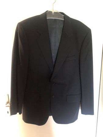 Herren Sakko schwarz Achselbreite 48 cm