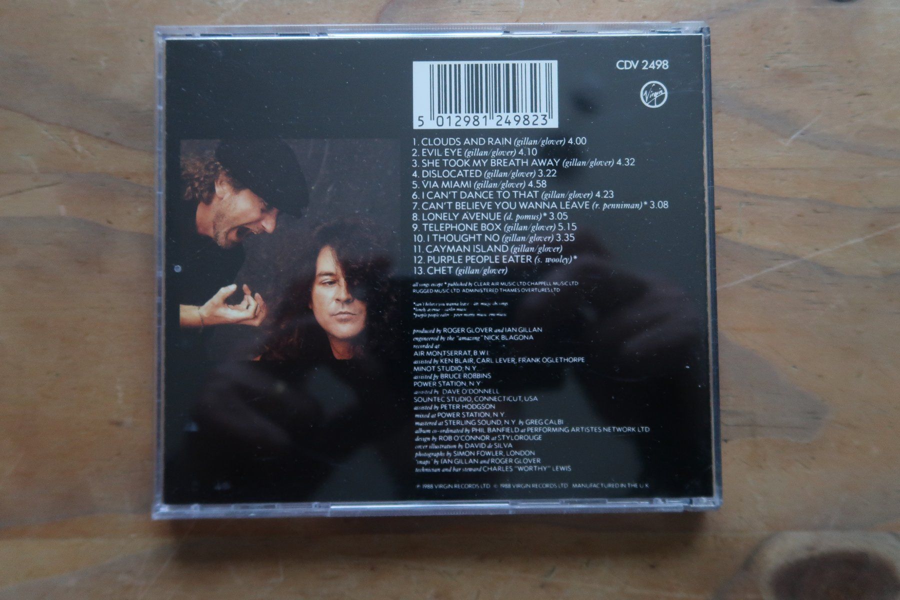 CDs: GILLAN GLOVER - ACCIDENTALLY ON PURPOSE - DEEP PURPLE - CD – Gebraucht aus Basel von Patiscat 1