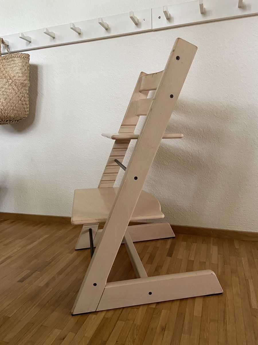 Stokke Seggioloni: Stokke Tripp Trapp weiss gebraucht – Usato da Zürich venduto da floneur