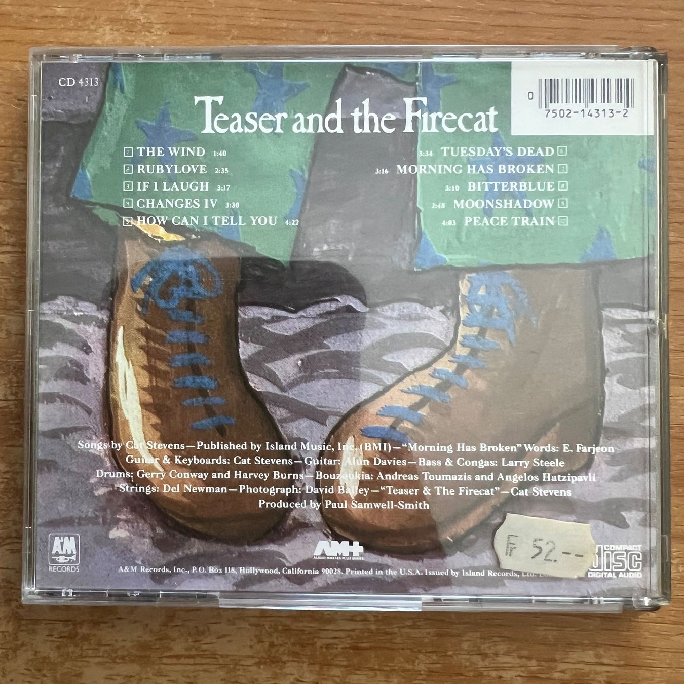 CDs: Cat Stevens - Teaser And The Firecat / CD - US RE – Gebraucht aus Gais von soundcave57 2