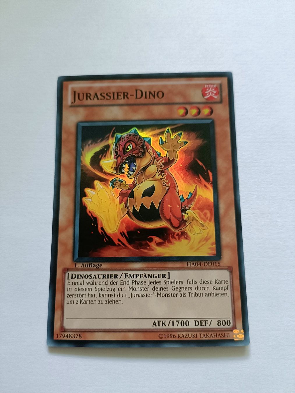 Yugioh Carte collezionabili: Yu-Gi-Oh! Jurassier-Dino – Usato da Köniz venduto da Gamecollect