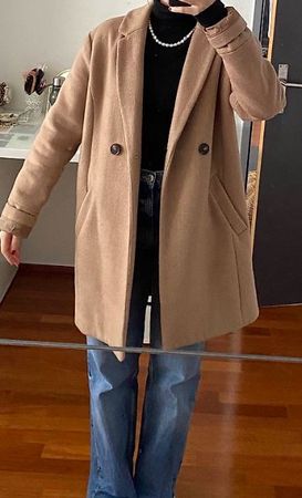 Kurzmantel im Oversize-Look