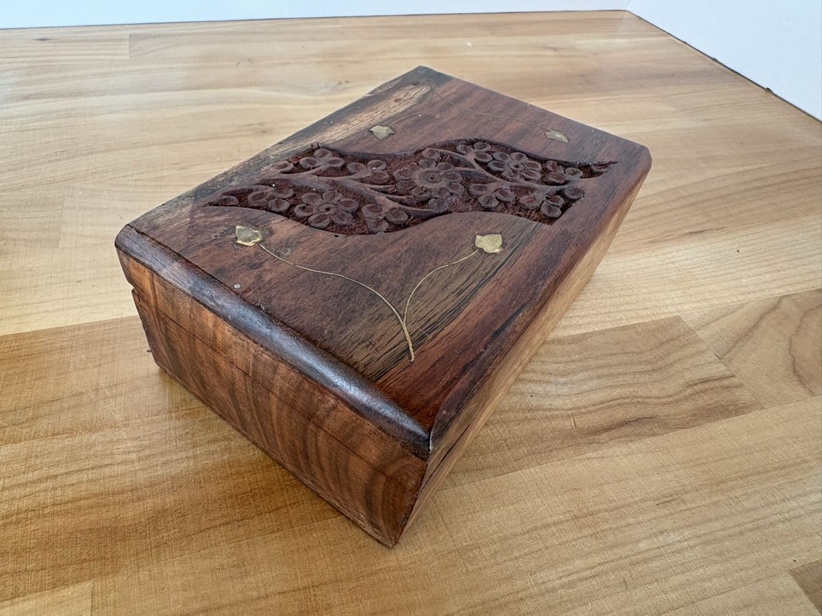 Portagioie: Holz Dose Box Schatulle – Usato da Rümlang venduto da SchumBru10