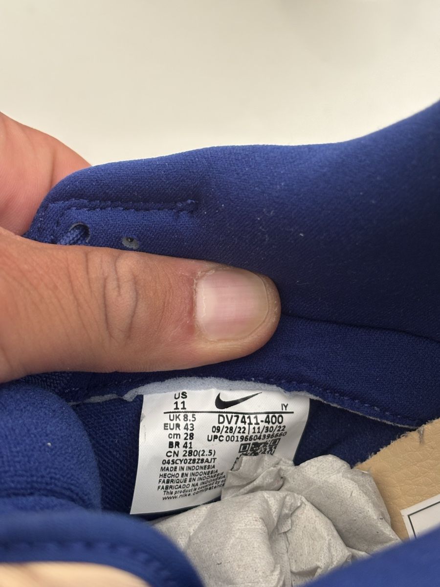 Nike Scarpe da uomo: Nike Dunk Low LX Blue Suede 43/ Neuf – Nuovo e nell'imballaggio originale da Petit-Lancy venduto da Hpk_tbk 7