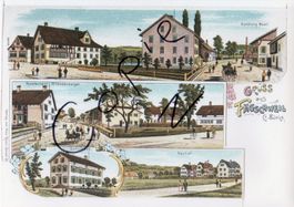 Gruss aus Fägschweil (Fägswil), Rüti - um 1900