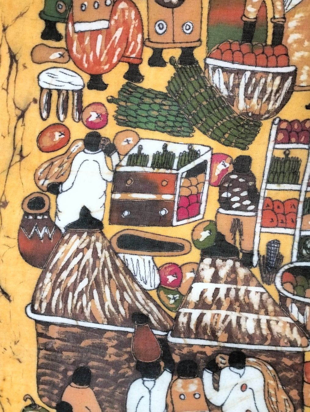Dipinti: Tableau batik africain sur panneau – Usato da Lausanne venduto da joa_bdz6 5