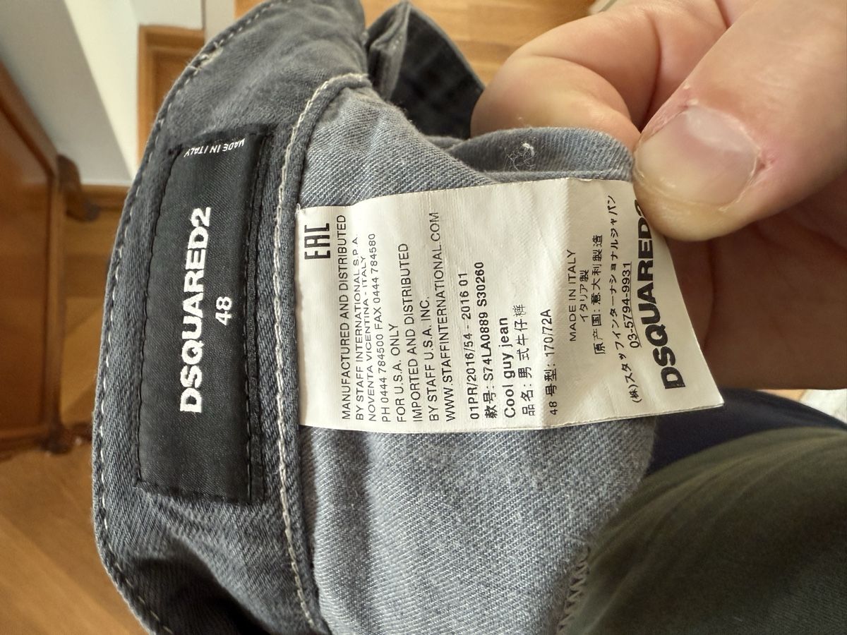Dsquared2 Jeans: Dsquared2 Jeans Cool Guy, Grösse 48 – Usato da Horw venduto da patrik_13 2