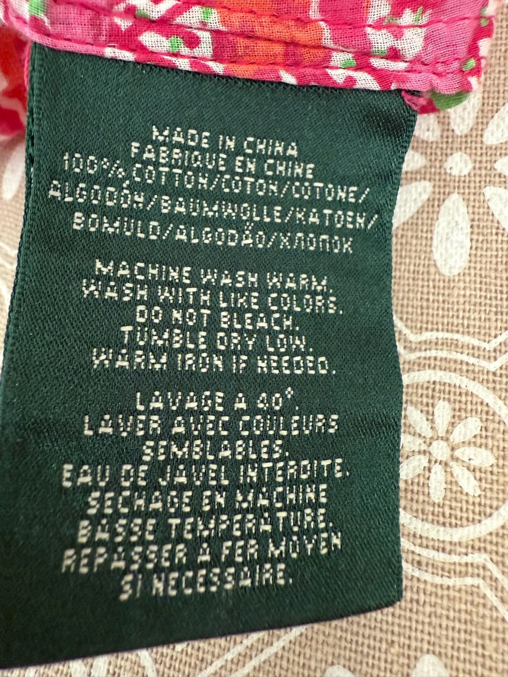 Ralph Lauren Blusen: Ralph Lauren - Blouse - M - coton – Gebraucht aus Sion von accroshoes 7