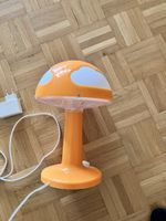 Orange Pilzlampe IKEA Skogig, Nachtlicht, Kinderzimmerlampe