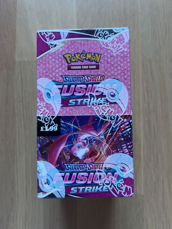 Fusion Strike Booster Pack – Pokemon TCG – Sealed Mint From Box – Mew, Espeon, Gengar