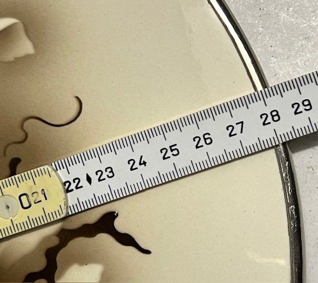 Servierplatten: Tortenplatte mit Griffen Tauben Motiv – Gebraucht aus Zürich von gigimai67 4