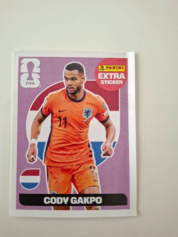 Panini Sammelbilder & Trading cards: Cody Gakpo Panini extra Sticker – Gebraucht aus Bischofszell von Edy-85