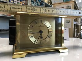 Junghans Tischuhr, vergoldet,