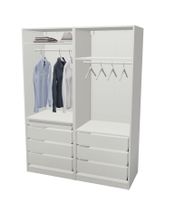 Kleiderschrank PAX weiss mit Schiebetüren von IKEA