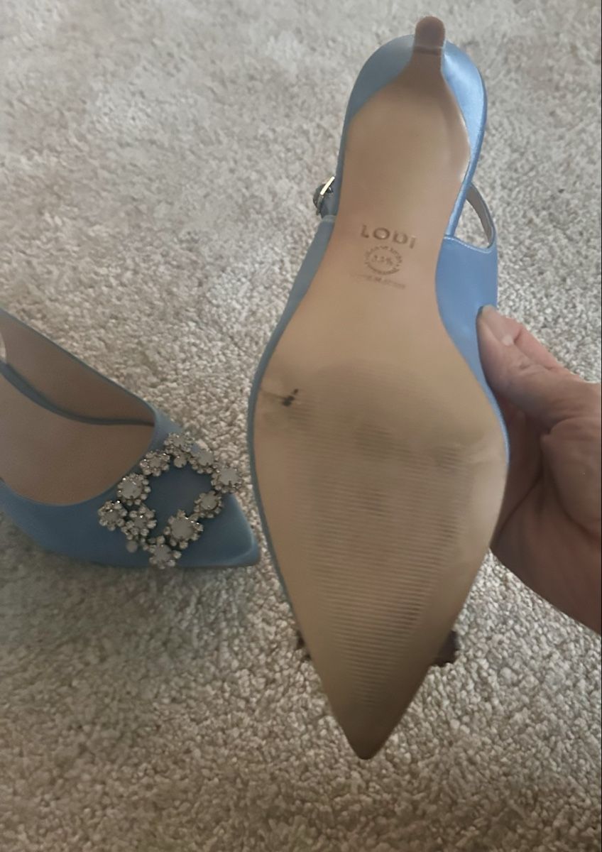 Scarpe da donna: LODI Slingpumps, Hellblau, Gr. 38,5 - Traumhaft! – Usato da Luzern venduto da nat_b6wh 1