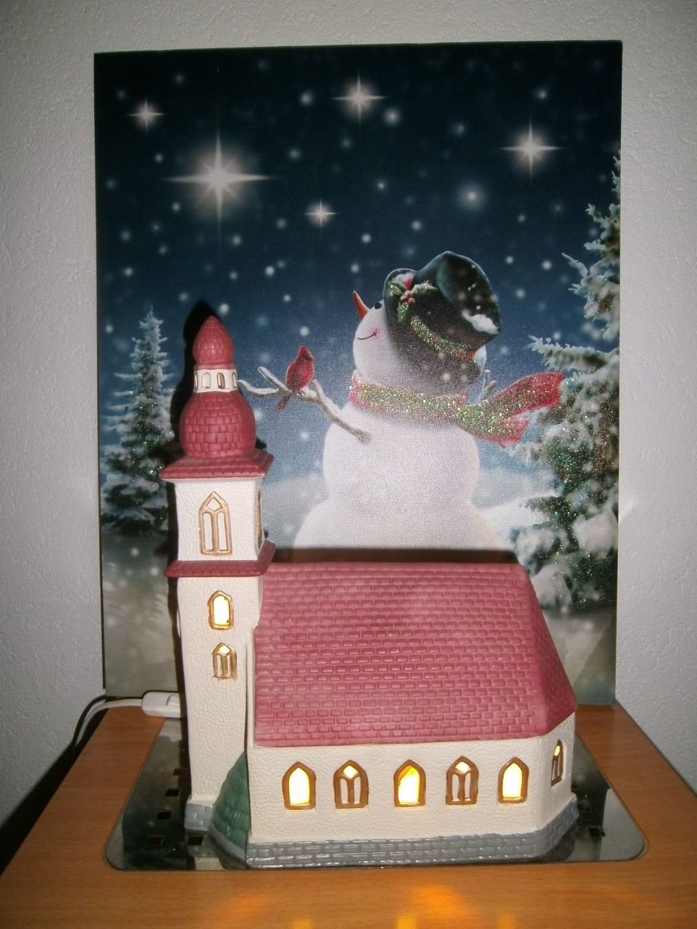Tutte le decorazioni: Déco de Noël " église " – Usato da Moutier venduto da Mouschka 2
