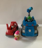 3 PAW PATROL Figuren mit 2 Autos