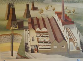Schulwandbild – Salinen von Rheinfelden / Salzgewinnung Erni