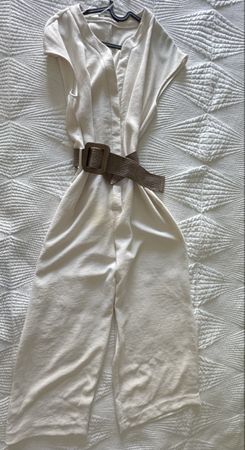 Zara jumpsuit cream
