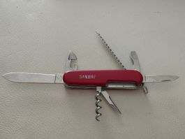 Victorinox Camper Officier Suisse  Sandoz rot gebrauch