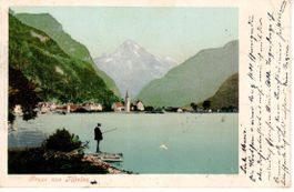 Gruss aus Flüelen 1900