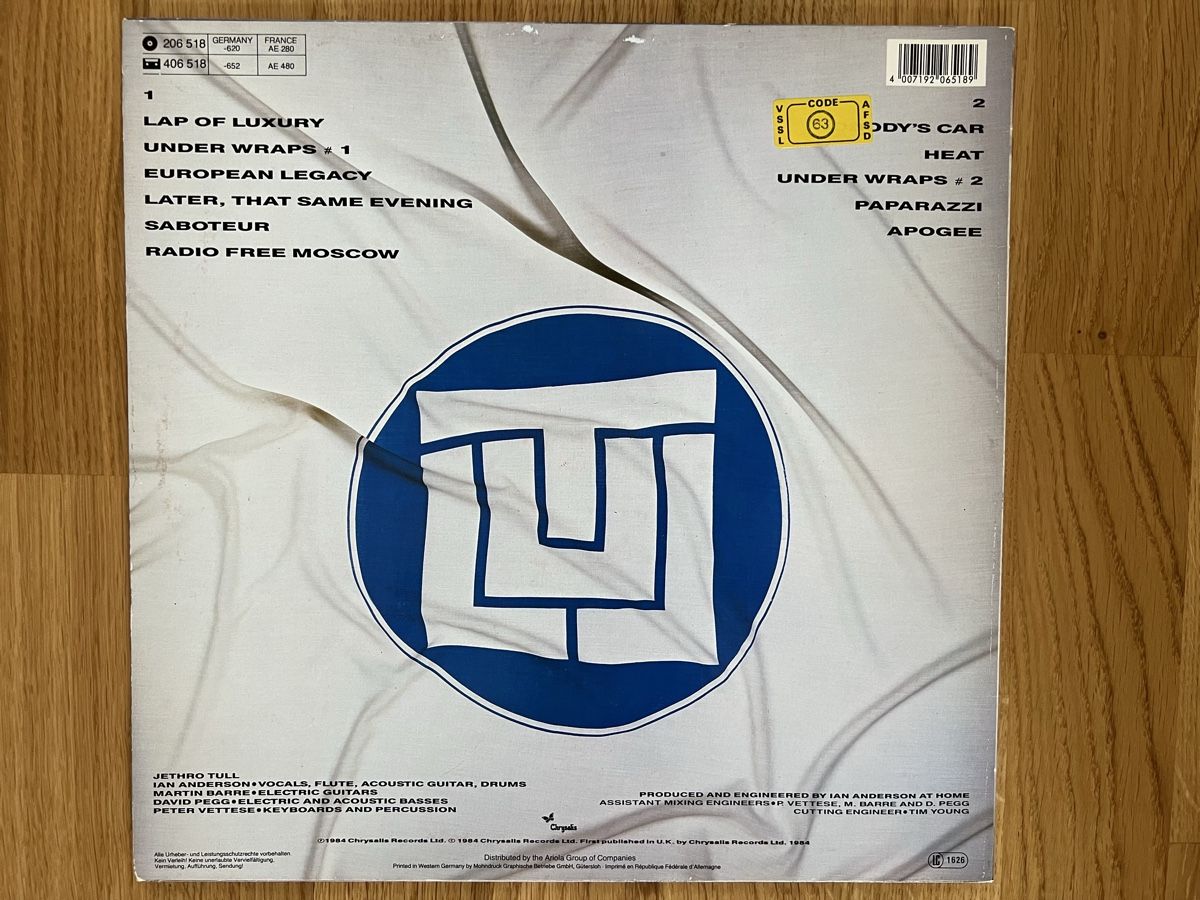 Dischi in vinile: Jethro Tull - Under Wraps LP, Vinyl Platte – Usato da Basel venduto da clembou 1