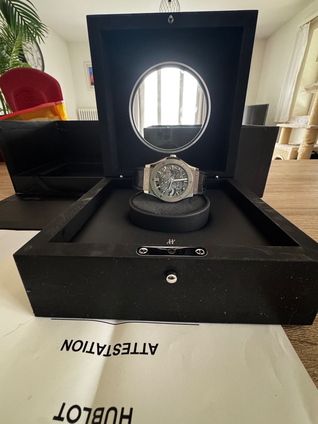 Hublot Uhren: Hublot ultra thin Classic fusion skeleton titanium – Gebraucht aus Vevey von Eiden77 5