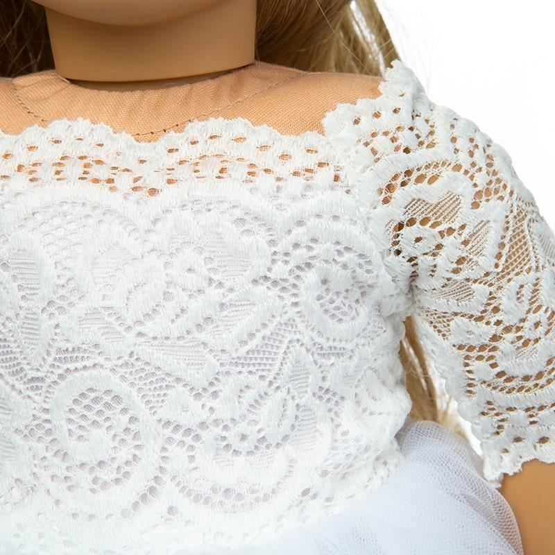 Bambole: Robe de mariée pour poupée avec couronne – Nuovo e nell'imballaggio originale da Gurmels venduto da Swisspod 1