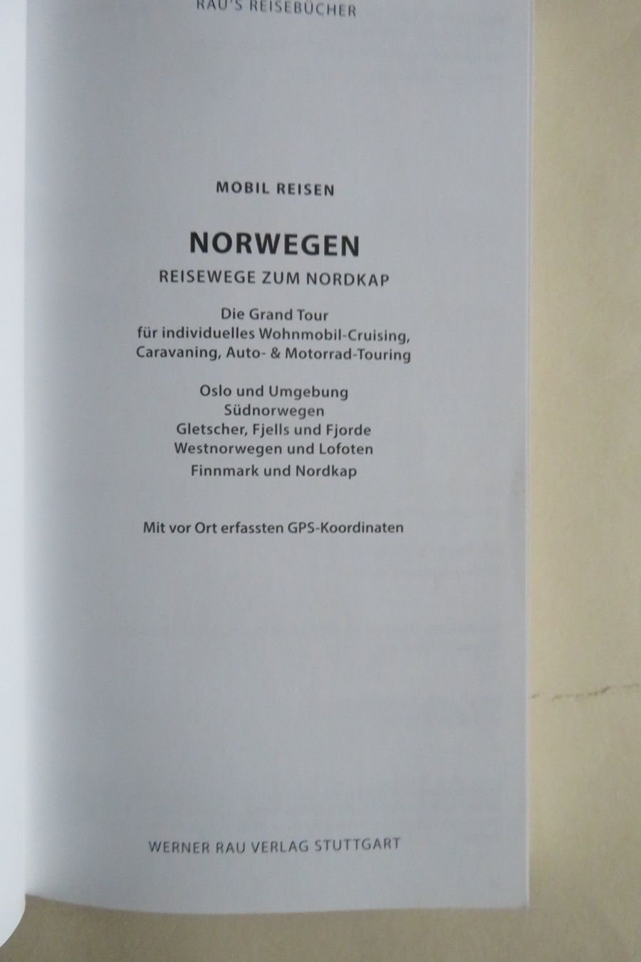 Bücher: Reiseführer Norwegen mit GPS-Daten – Gebraucht aus Seengen von 19.04.10.08 3