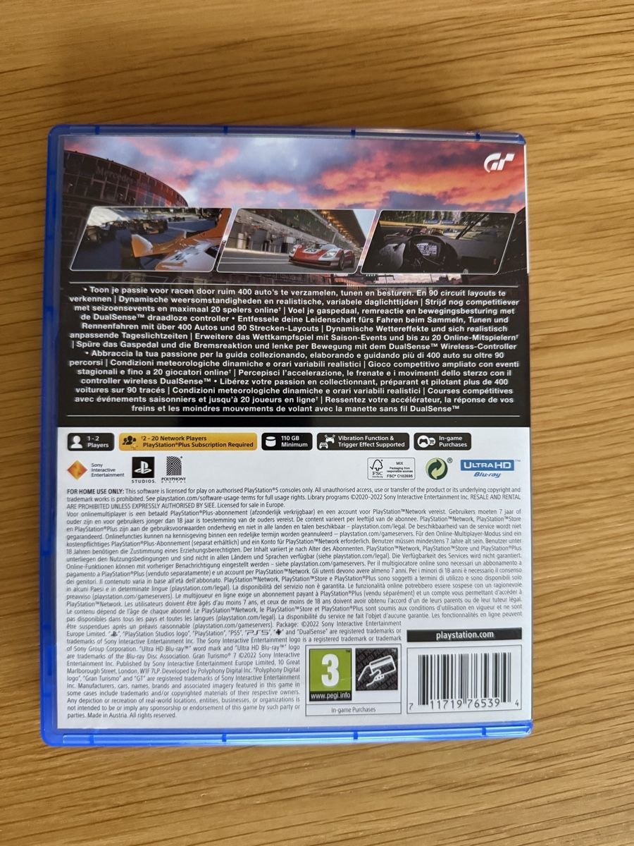 Sony Jeux: Gran Turismo 7 PS5 – Neuf (Voir description) à Biel/Bienne par Seelandais_ 1