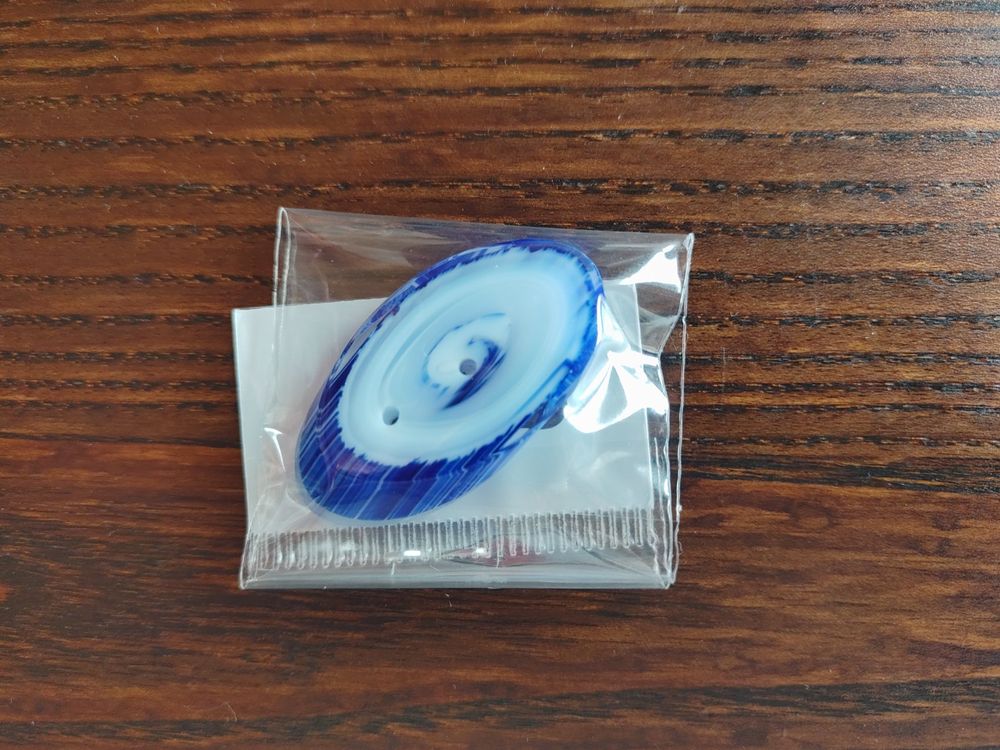 Messerbänkchen Aus Glas In Blau - Stilvoller Messerhalter L9 X B2 X H2 Cm