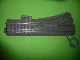 Märklin C-Gleis 24611 Linksweiche mit Antrieb dreckig, ok KD