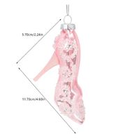 NEUER Spezieller Weihnachtsschmuck als Pumps rosa - 223173