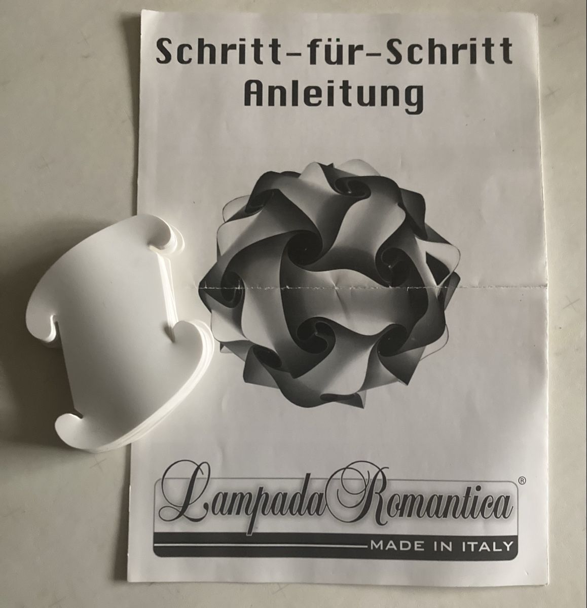 Paralumi: Lampada Romantica Puzzle Lampe – Usato da Basel venduto da Imack 1