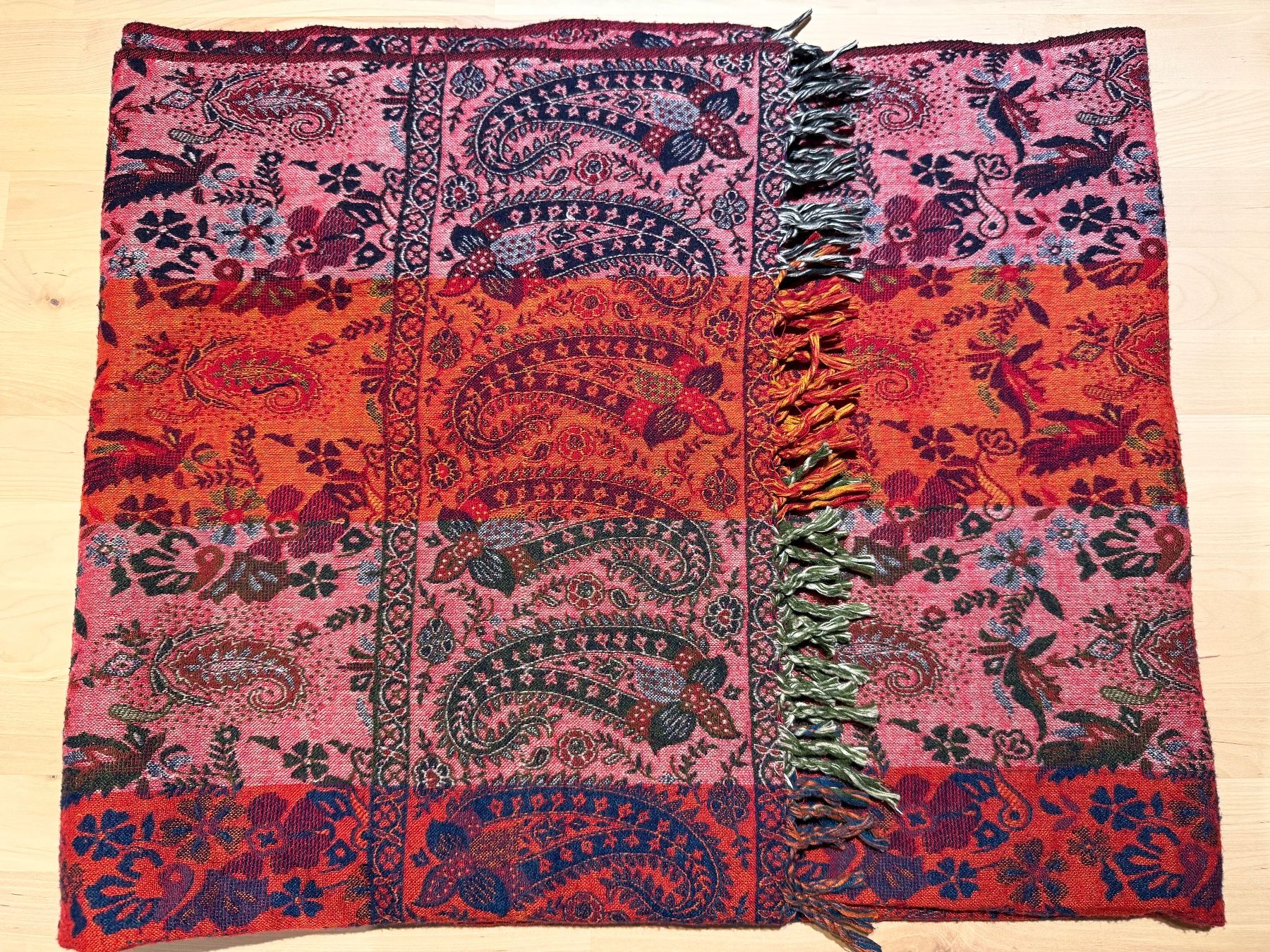 Foulard & Sciarpe: Paisley Woll Schal – Usato da Thun venduto da Astralbern 1