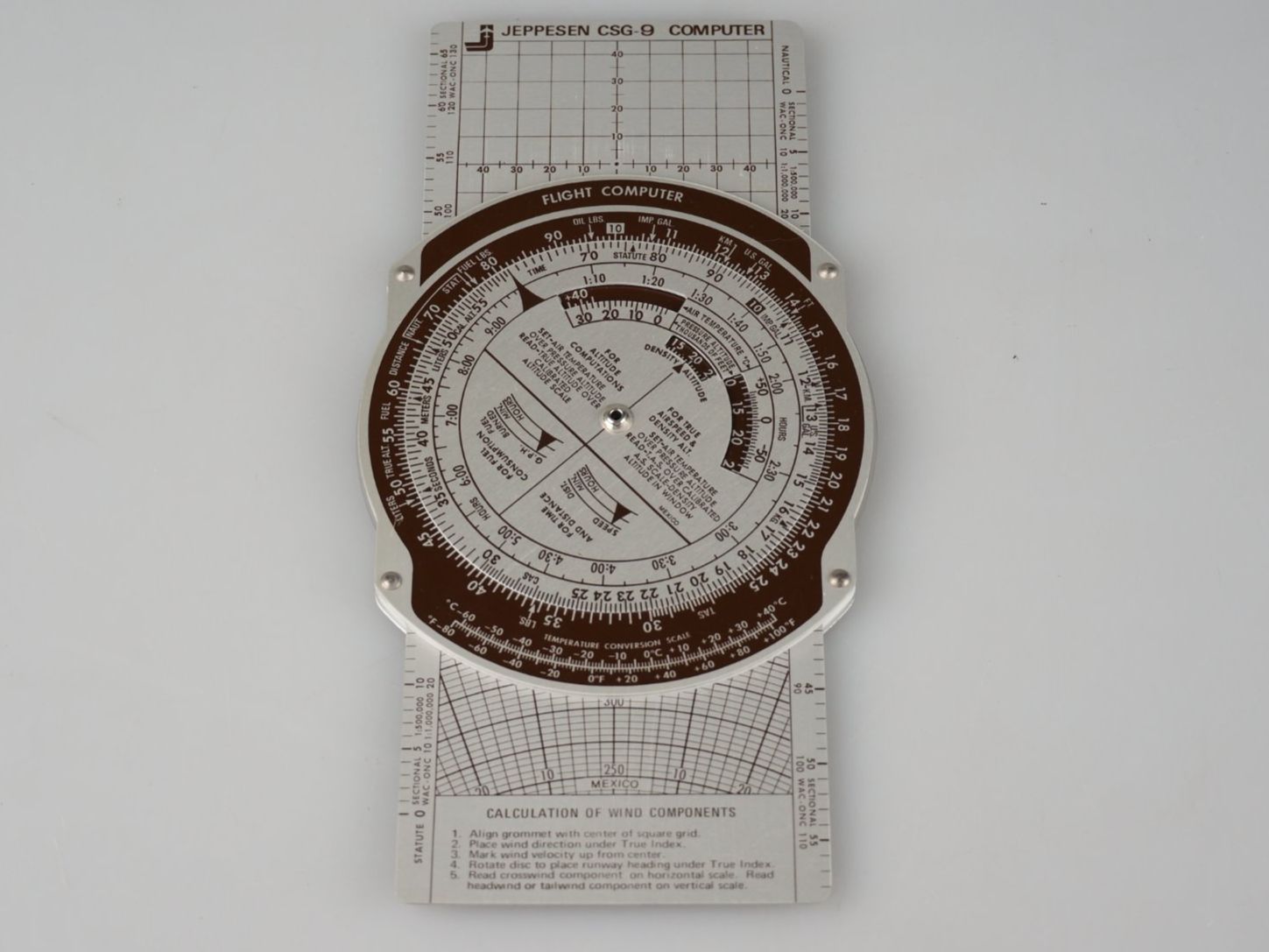 Misurare: Jeppesen E-68 Type (Navigationsrechenschieber) – Usato da Rüti ZH venduto da Restwert_Rueti_ZH 2